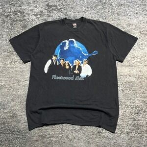 Vintage 1997 Fleetwood Mac Band Tee Shirt Giant Mens XL Black